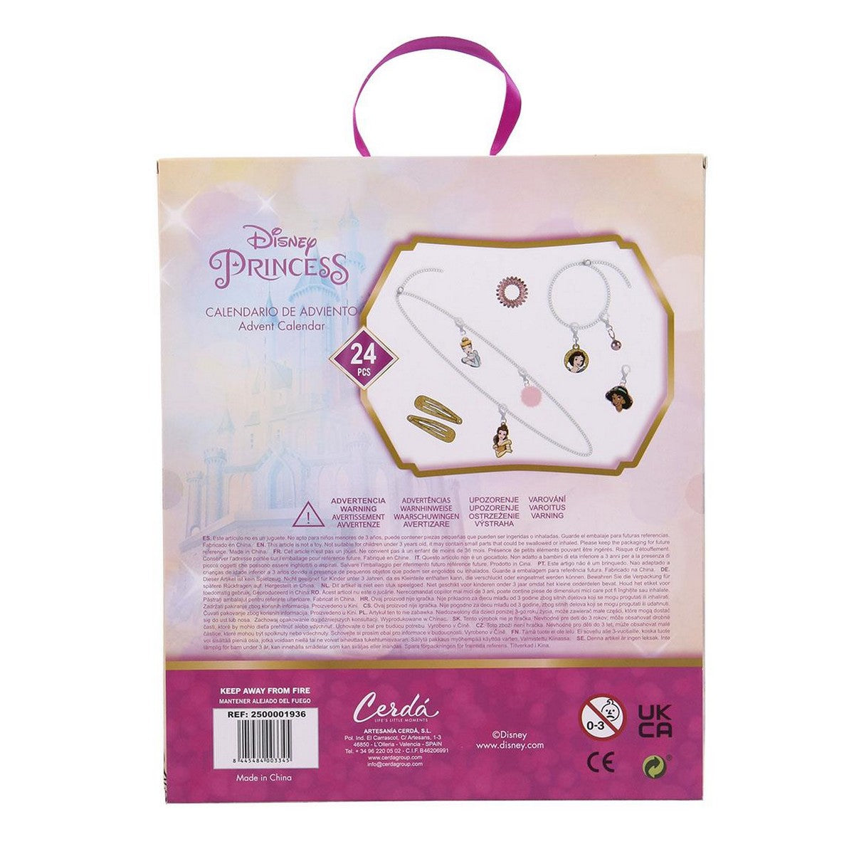 Calendrier de l’Avent – Princesses Disney (24 pièces)